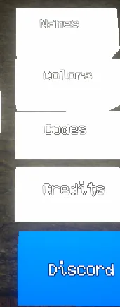 Computer side menu buttons