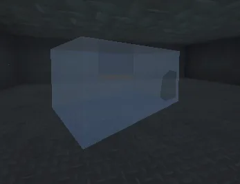 Broken glass container in Horror Level 2